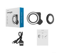 Photography Macro Lens Light with 3 Color Modes and Adjustable Brightness for Perfect Lighting Conditions