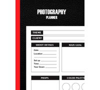 Photography Planner: Planner Monthly Calendar Organizer and Agenda ,Client Business Planner. Vintage Photography Camera Calendar Notebook Daily Agenda & Simple Photographer Organizer
