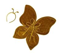 Photography Props Butterfly Wing With Headbands Adjustable Shoulder Straps Butterfly Wing Dress Up Costume For Girls Soft Comfortable