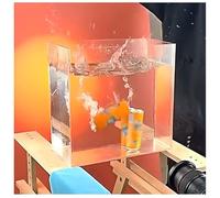 Photography Props Shooting Tray, Acrylic Transparent Photography Deep Water Tank, Food and Cosmetic Product Advertising Shooting Props(50x20x40cm/20x8x16in)
