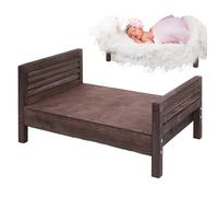 Photography Props | Wooden Vintage Bed Photo Bed, Photo Prop, Photoshoot Props, Doll Bed Accessories Aizuoni