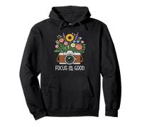 Photography Quote Focus On Good Photographer Flower Camera Pullover Hoodie