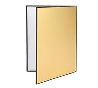 Photography Reflector Cardboard A4 Size, 3 in 1 Folding Paper Board with Silver White Black, Lightweight and Durable Lightweight Photography Accessory - Versatile Light Reflector (Gold, white and