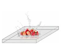 Photography Shallow Water Tank, Cosmetic Advertising Shooting Props,Photography Tray, Display Case Showcase(50x50x5cm)