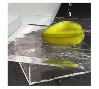 Photography Shallow Water Tank, Shooting Water Tank Display Prop Box, Decorative Storage, Shallow Photography Tray(25x20x15cm/9.8x7.9x5.9in)