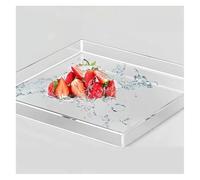 Photography Shallow Water Tank, Transparent Water Tank Display Props Box Tray, Advertising Shooting Shallow(60x60x5cm/23.6x23.6x2in)