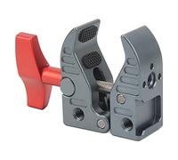 Photography Super Clamp Aluminum Alloy Camera Crab Clamp Holder 1/4 Thread, Expandable Design - Secure Grip with Cold Shoe Interface, Versatile for Tripods and Lighting Setups