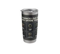 Photography Things I Do in My Spare Time Camera Photographer Stainless Steel Insulated Tumbler