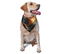 Photon Dot Cat Printed Graphic Pet Triangle Scarf For Dogs & Cats, Adjustable Cute Pet Bandana For & Photo Shoots