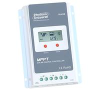 Photonic Universe 20A MPPT solar charge controller / regulator with built in LCD display for solar panels up to 260W (12V battery system) / 520W (24V battery system) up to 100V