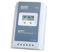 Photonic Universe 40A MPPT solar charge controller / regulator with built in LCD display for solar panels up to 520W (12V battery system) / 1040W (24V battery system) up to 100V