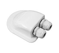 Photonic Universe Waterproof double cable entry gland for cable diameter 3-7mm, for motorhomes, campervans, caravans, boats, solar panels, CCTV