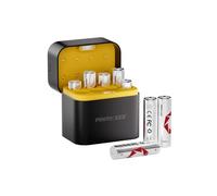PHOTOOLEX 1.5V AA Rechargeable Lithium Battery, 3600mWh High Capacity, 1600 Long Cycles, 8 x AA Lithium Batteries with Integrated Charging Storage Box for Blink Camera VR Headset Xbox Controller Toys