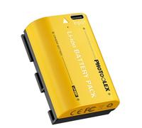 PHOTOOLEX LP-E6P Camera Battery, 2520mAh USB-C Fast Charging, Compatible with Canon EOS R6 Mark II, R5 Mark II, R, R7, R6, R5, C50, 5D III IV, 5DS, 6D, 6D II, 7D, 80D, 90D