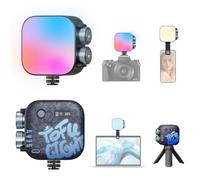 Photoolex Tofu Magnetic RGB Video Light, Portable LED Camera Light - Black