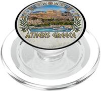 Photorealistic Athens Greece Travel Souvenir Tourist Gift PopSockets PopGrip for MagSafe