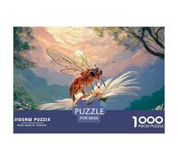 Photorealistic Image of An Orange Pollinator 1000 Piece Eco-friendly Paper Jigsaw Puzzles Robot Honeybee Vibrant Imagery Creative Game Puzzles As Home Decoration38x26cm/1000pcs