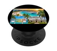 Photorealistic Montego Bay Jamaica Travel Souvenir Gift PopSockets Adhesive PopGrip
