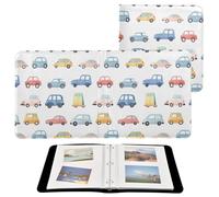 Photos Album Photobooks For All Size Pictures Cartoon Cars Collection Self Adhesive Pages 4x6, 5x7, 6x8 Photos