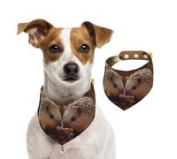 Photos of Hedgehog Dating Pet Scarf Dog Bandanas Spring Summer Soft Cotton Puppy Scarfs Adjustable Accessories for Small Medium Large Girl Boy Pup Small