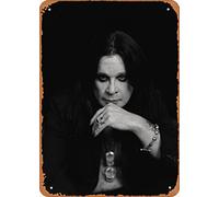 Photos Ozzy Portrait Metal Tin Sign Poster Vintage Art Wall Decor 12 X 8 Inch