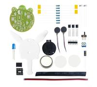 Photosensitive Firefly Robot Kit DIY Soldering Practice Mobile Robot Welding Kit with Breathing Light Effect STEM Electronics Kit for Kids Ages 8+ Easy Assembly Interactive Firefly Circuit Board(Kit)