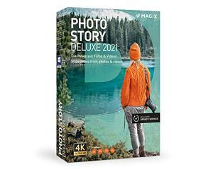 Photostory Deluxe - Version 2021 - Animated Slideshows From Photos & Videos|Deluxe|multiple|limitless|PC|Disc