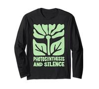 Photosynthesis and Silence Boho Floral Plant Gardening Nerdy Long Sleeve T-Shirt