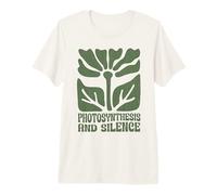 Photosynthesis and Silence Boho Floral Plant Gardening Nerdy Premium T-Shirt