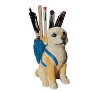 Photour Cute Dog Pen Holder for Desk Pen Pencil Cup Creative Desktop Pen Organizer Pencil Cups for Desk Unique Desk Accessories Decor for Home Office School Gift for Dog Lovers (Labrador Retriever)