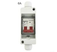 Photovoltaic Battery with Circuit Breaker for PV Combiner Boxes, IP65 Waterproof, Designed for Overload and Short Circuit Protection in DC Systems from 12 to 500V (6A)