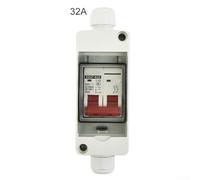 Photovoltaic Battery with Circuit Breaker for PV Combiner Boxes, IP65 Waterproof, Designed for Overload and Short Circuit Protection in DC Systems from 12 to 500V (32A)