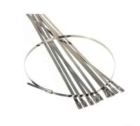 Photovoltaic Bracket Cable Securing Components Stainless Steel For zip Ties for Solar Panel Backsheet and Junction Routing