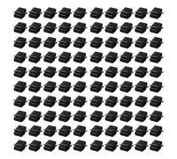 Photovoltaic Cable Clamp for Solar Panel Cable Management Plastic Wire Clip Fastener Black Easy Clip On Designs Compact Size Space Saving Suitable for Professional Photovoltaic System Installation