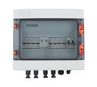 Photovoltaic Combiner Box, Solar Combiner Box with Protection Circuit Breaker PV Combiner Box 4 in 1, Solar & Wind Power Parts & Accessories