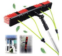 Photovoltaic Panel Cleaning Kit, 3-12M Extendable Water Fed Brush, Window & Roof Cleaner Tools, 5M Pole & 50Cm Brush Head for Efficient Solar Panel Maintenance