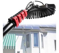 Photovoltaic Panel Cleaning Tool,Telescopic Hydrocleaner Cleaning Brush Black,for Cleaning Photovoltaic and Solar Panels 3.6M/12FT