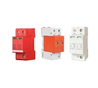 Photovoltaic Power Surge Protector Surge Protective Device SPD Arrester AC 220V 230V 380V 400V 3/4 Pole Surge voltage protection(AC420V 20-40KA,2P)