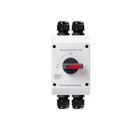 Photovoltaic Solar DC Isolation Switch Outdoor PV Solar Switch 4P 1000V 32A Rotating Handle IP66 EKD7 NWPNLXEA(MG25 Connection)
