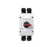 Photovoltaic Solar DC Isolation Switch Outdoor PV Solar Switch 4P 1000V 32A UKPM Rotating Handle IP66 EKD7 RUAJOGYNVM(MG25 Connection)