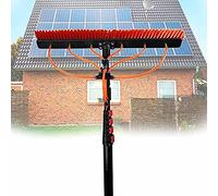 Photovoltaic Solar Panel Cleaning Rod, Telescopic Cleaning Pole, Cleaning Solar Panels, for Cleaning Windows, High-Rise Buildings and Large Vehicles, 20FT-6m