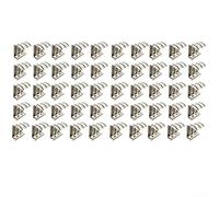 Photovoltaic Water Guide Clip, 50Pcs Stainless Steel Solar Panel Water Drain Clamp Efficiency Energy For Solar Panel(33mm)