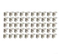 Photovoltaic Water Guide Clips 50pcs Made from Robust 304 Stainless Steel for Solar Panel Water Flow Optimization and Maintenance Reduction (33mm)
