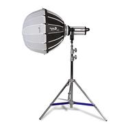 Phottix G-Capsule 65cm Multi-Function Softbox with SL Tech Material, Includes Grid, Lantern, Gel Filter