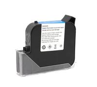 PHOVYAFI 1-5pcs Universal Black Ink Cartridge Fast Drying Tij Solvent Ink Cartridge Compatible With 12.7mm 25.4mm Inkjet Printers 2588 2588+ JS12 Models(25.4mm 1pcs)