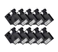 PHOVYAFI 10 Pack 12mm Black On White Label Tape Compatible With D1 45013 45016 45017 45018 45019 45020 For LabelManager 160 280(Black on Clear)