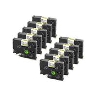 PHOVYAFI 10 Pack Heat Shrink Tube Tapes Compatible With Hse-211 Hse-221 Hse-611 Hse-621 Label Maker In 6mm And 9mm Sizes(Yellow-6mm)