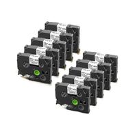 PHOVYAFI 10 Pack Heat Shrink Tube Tapes Compatible With Hse-211 Hse-221 Hse-611 Hse-621 Label Maker In 6mm And 9mm Sizes(White-9mm)