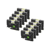 PHOVYAFI 10 Pack Heat Shrink Tube Tapes Compatible With Hse-211 Hse-221 Hse-611 Hse-621 Label Maker In 6mm And 9mm Sizes(Yellow-9mm)