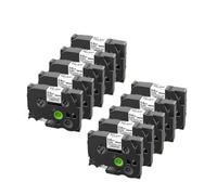 PHOVYAFI 10 Pack Heat Shrink Tube Tapes Compatible With Hse-211 Hse-221 Hse-611 Hse-621 Label Maker In 6mm And 9mm Sizes(White-6mm)